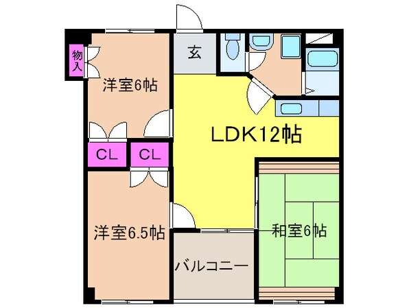 リヴラ寿の物件間取画像